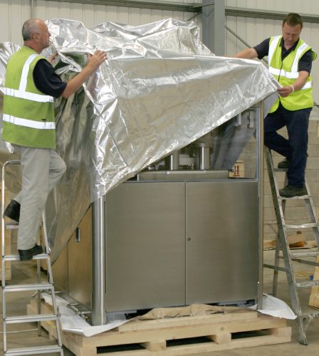 3D Barrier Bags - Packing Process Step 1